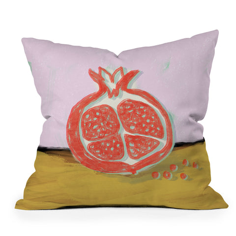 Sewzinski Pomegranate Outdoor Throw Pillow