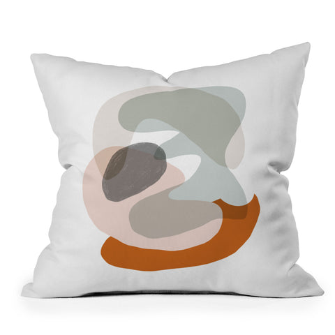 Sewzinski Shapes and Layers 15 Outdoor Throw Pillow