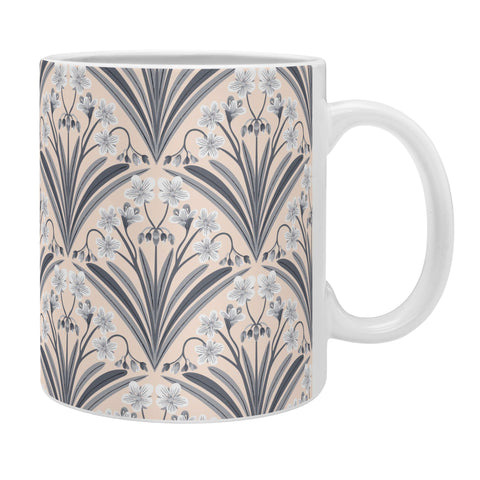 Sewzinski Spring Beauty Flowers in Gray Coffee Mug