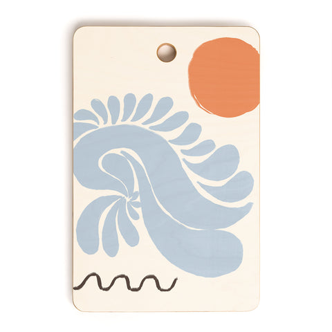 shanasart Sunset by the Ocean Cutting Board Rectangle