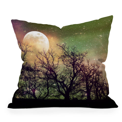 Shannon Clark Moon Magic Outdoor Throw Pillow
