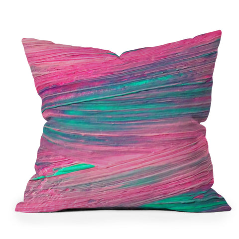 Shannon Clark Paint Candy Outdoor Throw Pillow