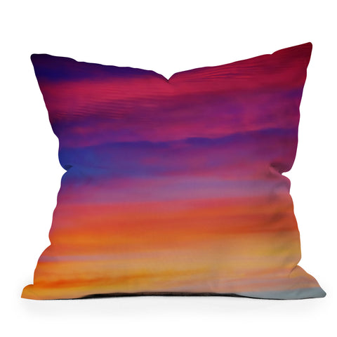 Shannon Clark Saturated Sky Outdoor Throw Pillow