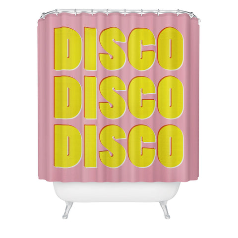 Showmemars DISCO DISCO DISCO Shower Curtain