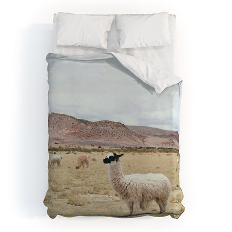 Sisi and Seb Alpacas Duvet Cover