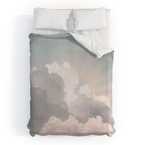 Sisi and Seb Clouds And Sun Rays Duvet Cover
