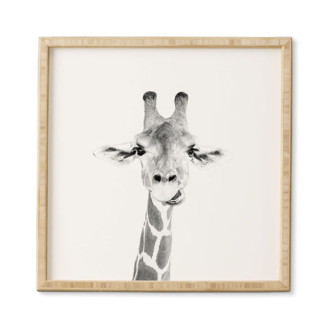 Sisi and Seb Happy Giraffe Framed Wall Art