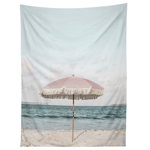 Sisi and Seb Pink Umbrella Tapestry