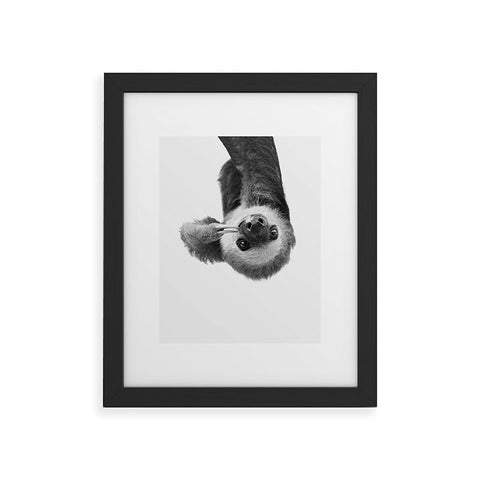Sisi and Seb Sloth Framed Art Print