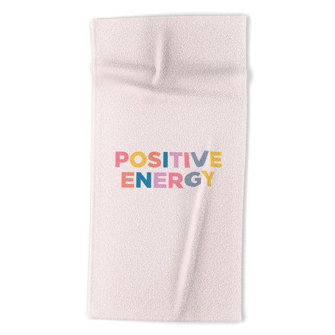 socoart positive energy I Beach Towel