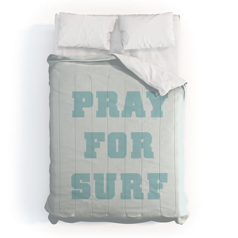 socoart Pray For Surf I Comforter