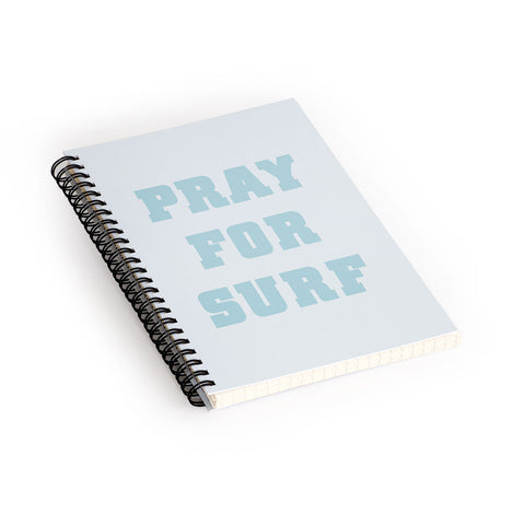 socoart Pray For Surf I Spiral Notebook
