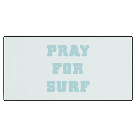 socoart Pray For Surf I Desk Mat