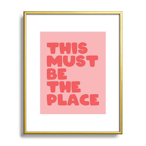 socoart This Must Be The Place II Metal Framed Art Print