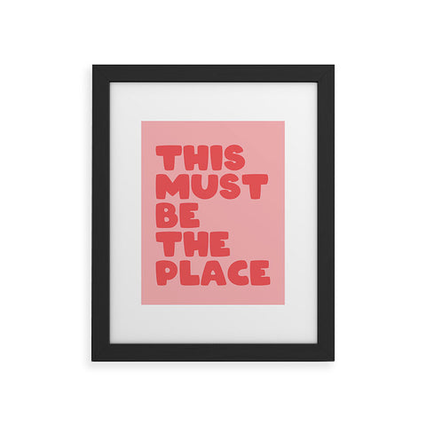 socoart This Must Be The Place II Framed Art Print