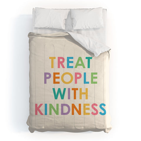 socoart Treat People With Kindness III Comforter