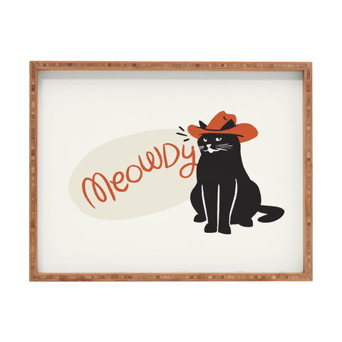 Sombrero Inc Meowdy Rectangular Tray