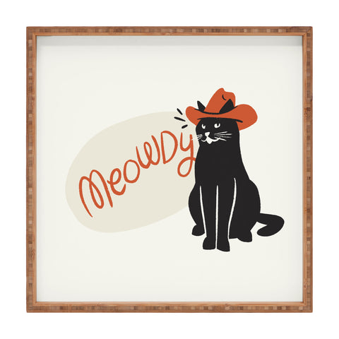 Sombrero Inc Meowdy Square Tray