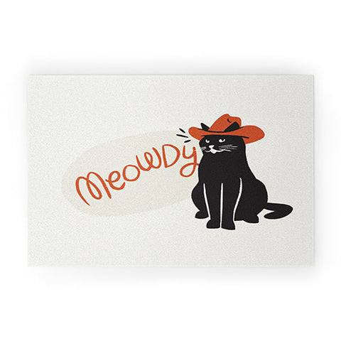 Sombrero Inc Meowdy Welcome Mat