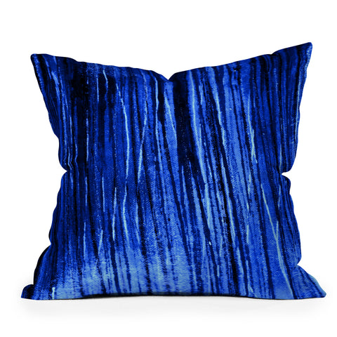 Sophia Buddenhagen Bright Blue Outdoor Throw Pillow