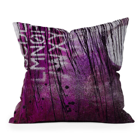 Sophia Buddenhagen Purple 1 Outdoor Throw Pillow