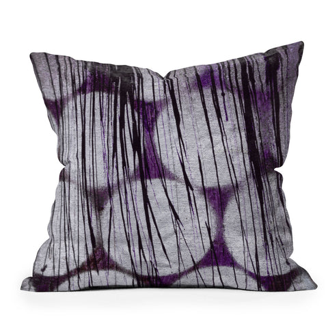 Sophia Buddenhagen Purple Spotlight Outdoor Throw Pillow