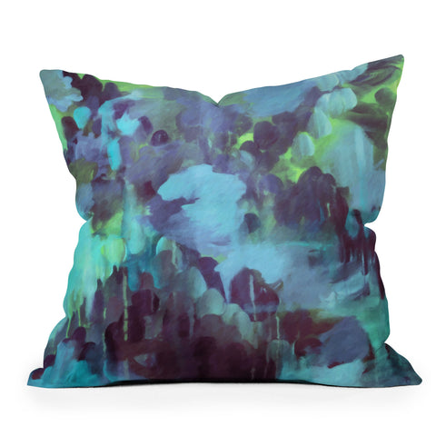 Stephanie Corfee Bluemarine Outdoor Throw Pillow
