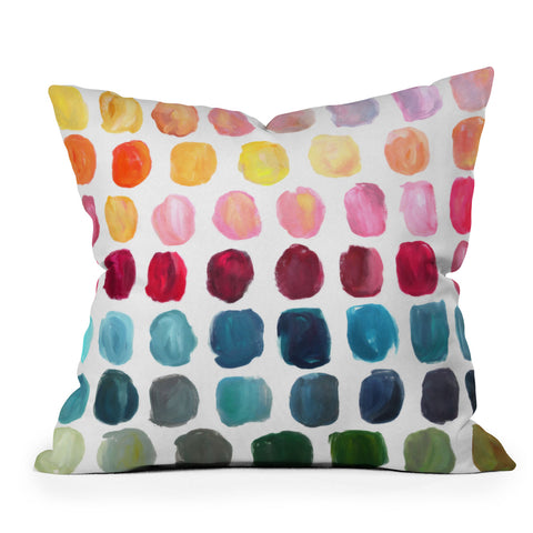 Stephanie Corfee Color Palette Outdoor Throw Pillow