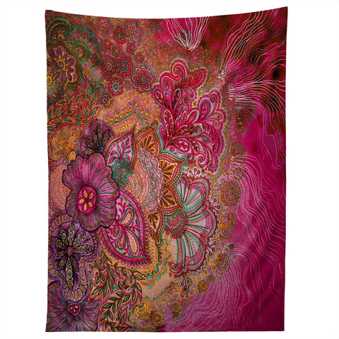 Stephanie Corfee Flourish Berry Tapestry