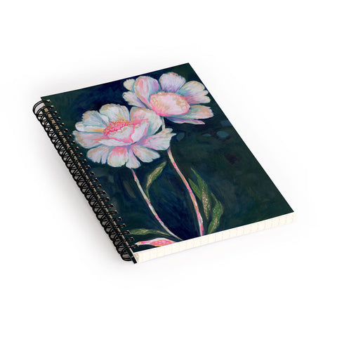 Stephanie Corfee Flowers In The Dark Spiral Notebook