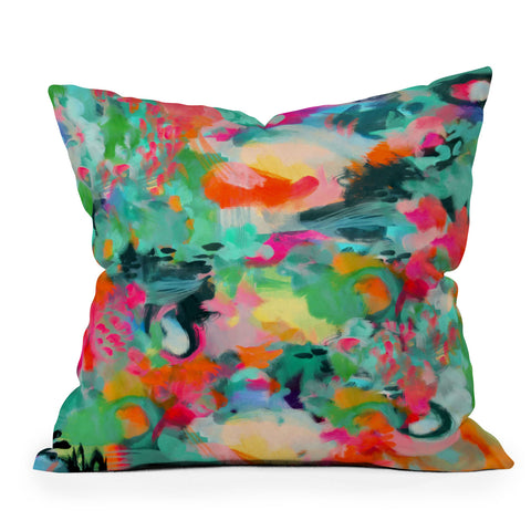 Stephanie Corfee Spilled Ink Outdoor Throw Pillow