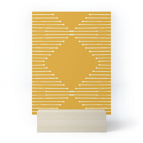 Summer Sun Home Art Geo Yellow Mini Art Print