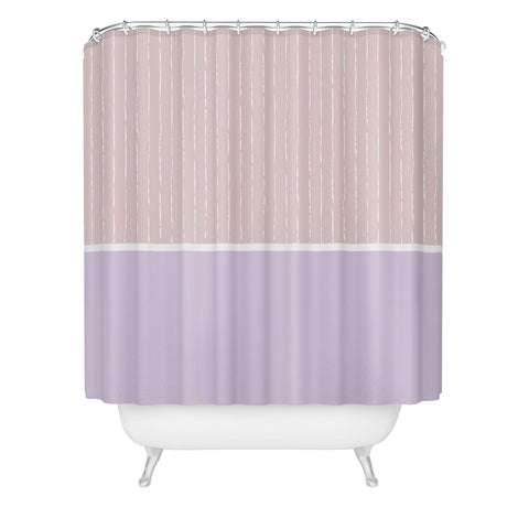 Summer Sun Home Art Pink Lilac Shower Curtain