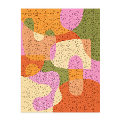 Sundry Society Bright Color Block Shapes Puzzle