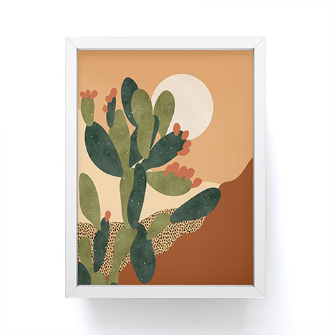 Sundry Society Prickly Pear Cactus I Framed Mini Art Print
