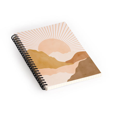 Sundry Society Warm Color Hills Spiral Notebook
