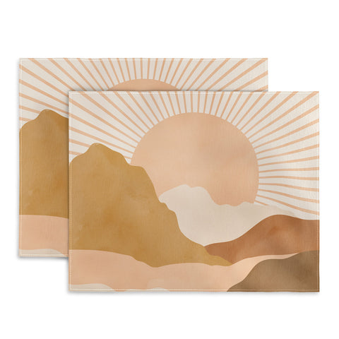 Sundry Society Warm Color Hills Placemat