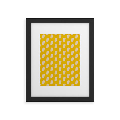 SunshineCanteen dash pattern Framed Art Print