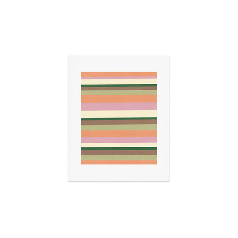 SunshineCanteen desert oasis stripes Art Print