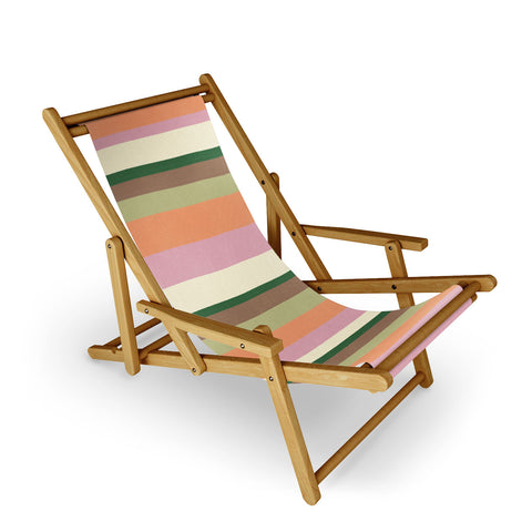 SunshineCanteen desert oasis stripes Sling Chair