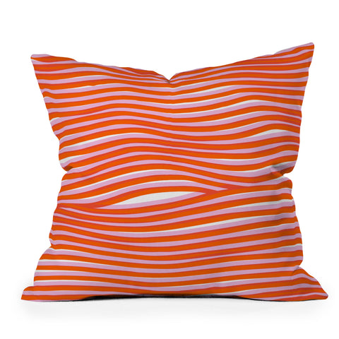 SunshineCanteen electric zebra stripes Outdoor Throw Pillow