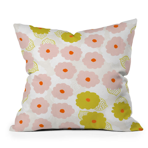 SunshineCanteen olivia flower child Outdoor Throw Pillow