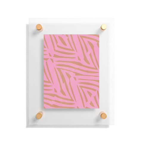 SunshineCanteen pink tiki Floating Acrylic Print