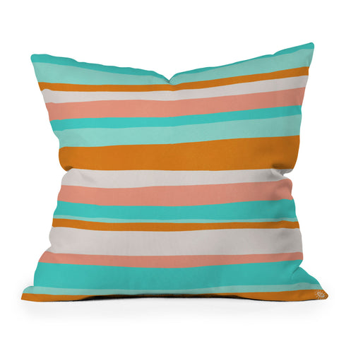 SunshineCanteen popsicles in the sun Outdoor Throw Pillow