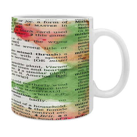 Susanne Kasielke Mistletoe Dictionary Art Coffee Mug