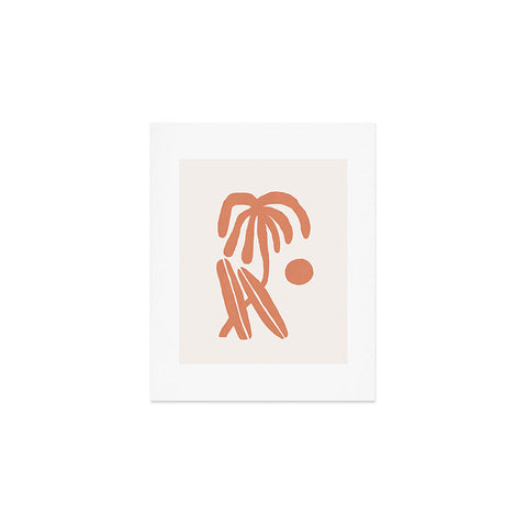 Tasiania Palm and surfboards Art Print