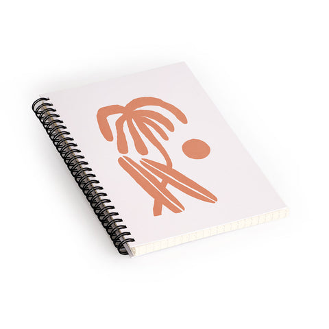 Tasiania Palm and surfboards Spiral Notebook