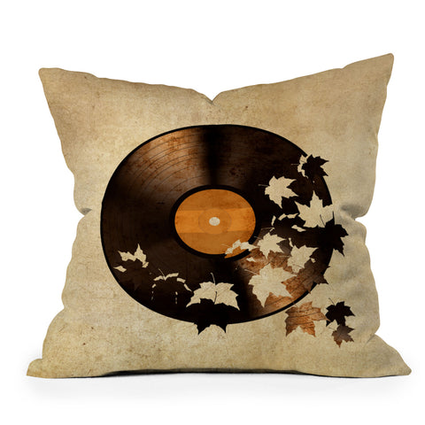 Terry Fan Autumn Song Outdoor Throw Pillow