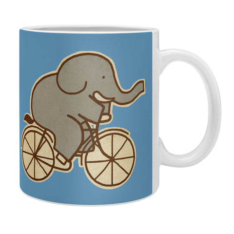 Terry Fan Elephant Cycle Coffee Mug