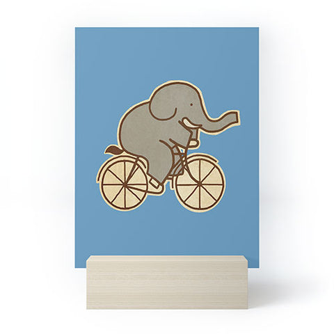 Terry Fan Elephant Cycle Mini Art Print